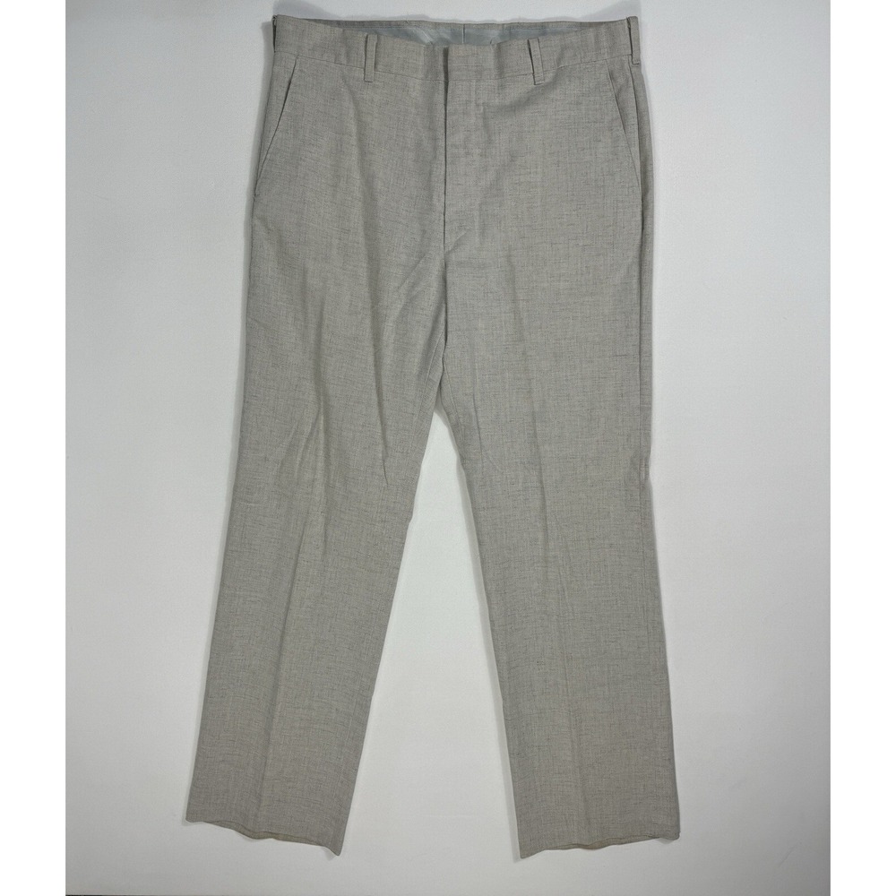 Levi Strauss Tailored Classics Mens 35x31 Dress Pant Straight Vintage Beige 4769